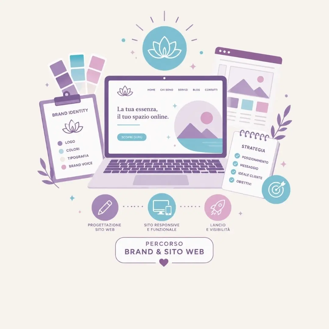 Servizio realizzazione sito web per operatrici olistiche